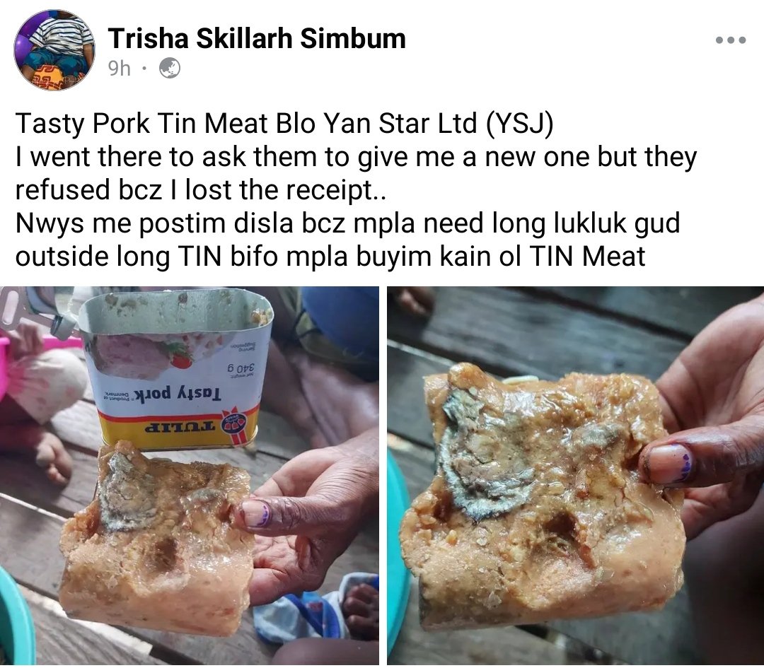 TMabos's tweet photo. I think we need to carry out public awarenesses in town. Advocate the public, how to do a complain report and procedures to follow to hold the responsible shops account for their actions.

Image below is from one of the shop in wewak town. https://t.co/U9geJxohuB