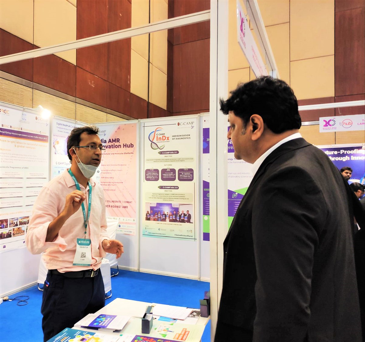 CCAMP_India's tweet photo. Meet CCAMP at #BioAsia2023 booth P81A -P81B 

Catch them to know more about CCAMP's world-class biotech research &amp; innovation ecosystem &amp; how we are helping position India as the next global bio destination

#20YearsofBioAsia #BioeconomyVision2025 #AdvancingForOne

@Taslimarif https://t.co/fkqe9CzQdj
