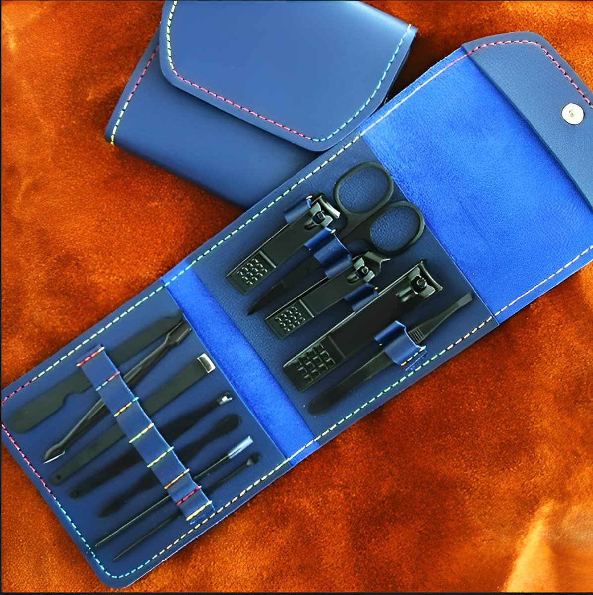 PalacePremium's tweet image. Keep your nails looking sharp with our 12-piece titanium grooming kit! Perfect for women, men, girls, and boys. 💅💪 #nailcare #groomingkit #titanium #manicure #pedicure #selfcare #beauty #healthynails
#homebeauty #travel #nailsoftwitter
 Get yours here!; 
palacepremium.com/products/palac…