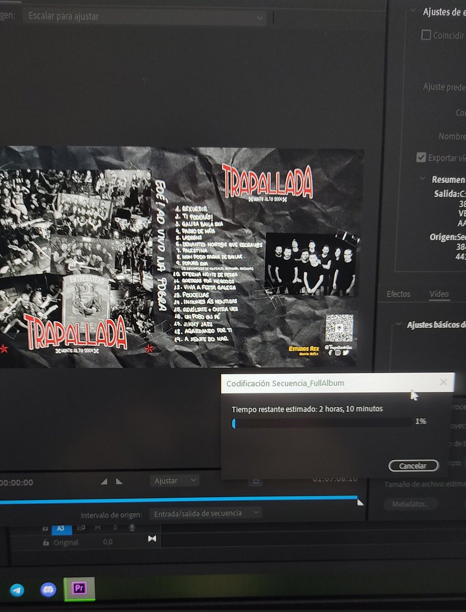 ☑️ Nuevo disco de <a href="/TrapalladaEoe/">TRAPALLADA</a> saliendo del horno de <a href="/EstudiosRex/">Estudios Rex</a> para YouTube! 🔥💻