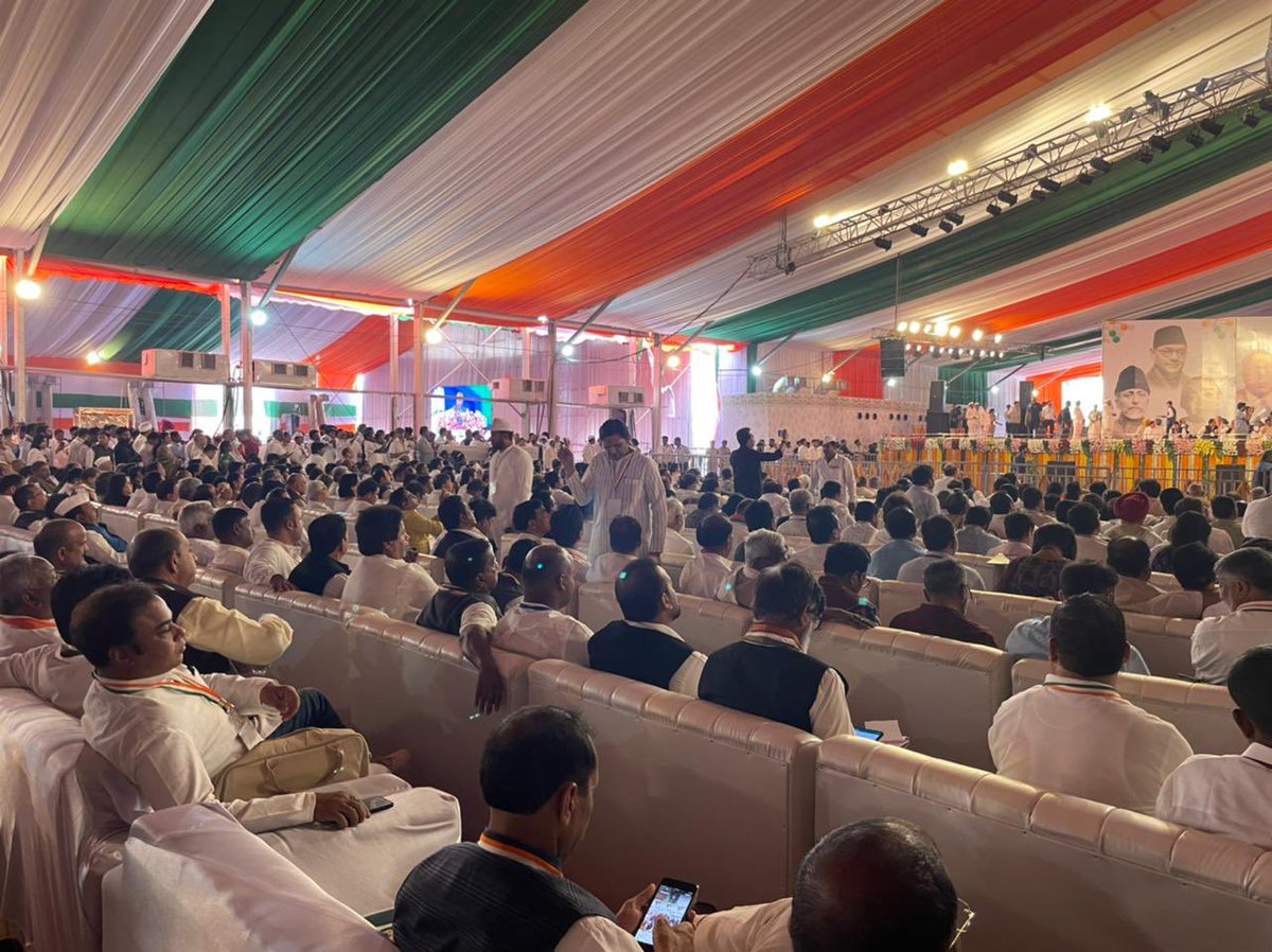 KirthiGanesh1's tweet photo. Attended the 85th Congress Plenary Session at Raipur. https://t.co/neSu0qIRZg