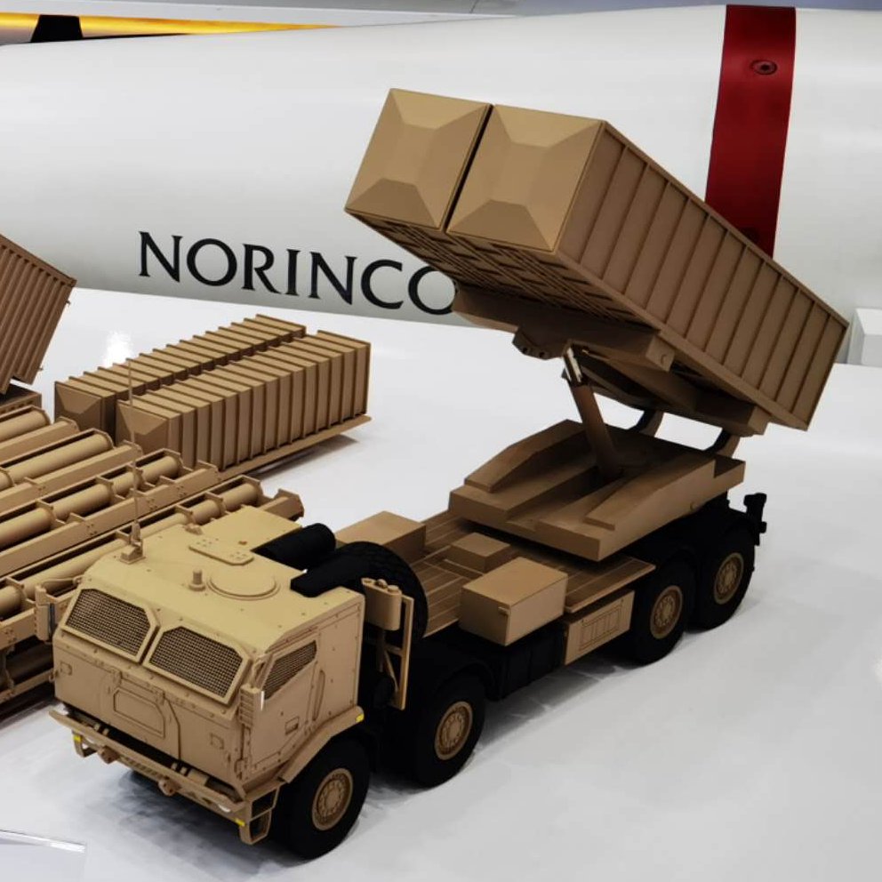 Someone Sent This to me...

MLRS Replica Models Showcased at Norinco Booth #IDEX #IDEX2023 

Notice the Autonomous MLRS based on a New Chassis...

Img Source Unknown