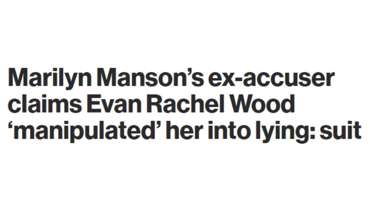 TheMansonCases's tweet photo. 🧵Let's talk about Ashley Morgan Smithline recanting her allegations against Marilyn Manson. 

And the #MeToo hoax orchestrated by Evan Rachel Wood, Ashley "Illma" Gore, Esme Bianco &amp; others. https://t.co/Ti6ANyt8VK