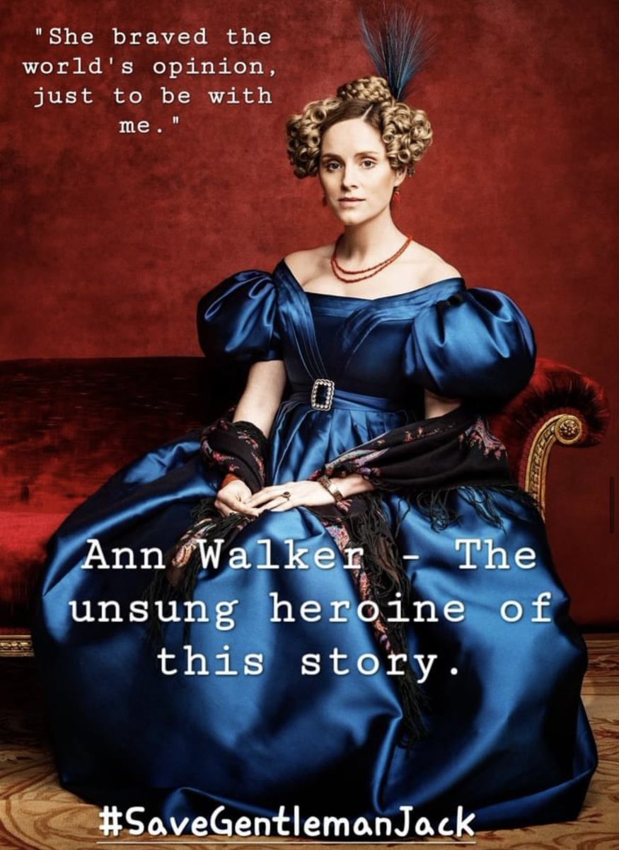 In memory of #AnnWalker The rest of her story needs to be told. #ComeBackGentlemanJack #SaveGentlemanJack #SophieRundle @BBC @bbcstudios @LookoutPointTV @AppleTVPlus @LionsgateTV @masterpiecepbs