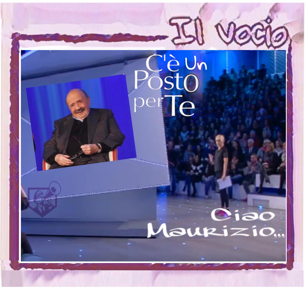 ilvocio's tweet photo. #ilvocio #ciao #omaggio #mauriziocostanzo #mancato #ceunpostoperte https://t.co/5QpXwponvG