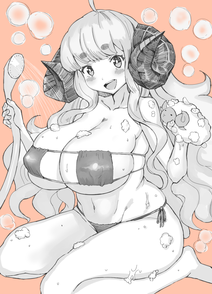 アニラ(グラブル) 「まだまだ寒いからアニラで暖をとりたい… 」|hei🍆のイラスト