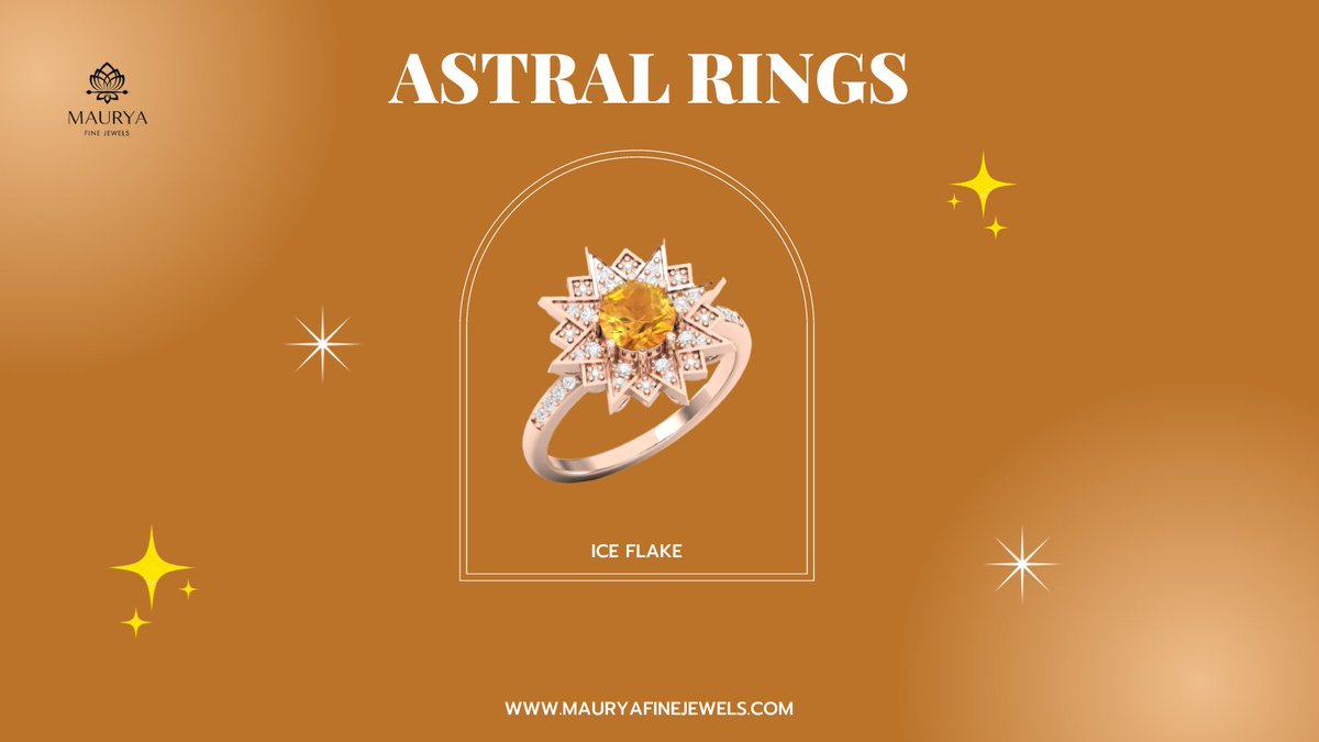 Just like the morning sun the ring makes you shine brighter in the end. Shop Now!! #iceflakering
#14kgoldrings #artdecorings #uniquerings #cuterings
