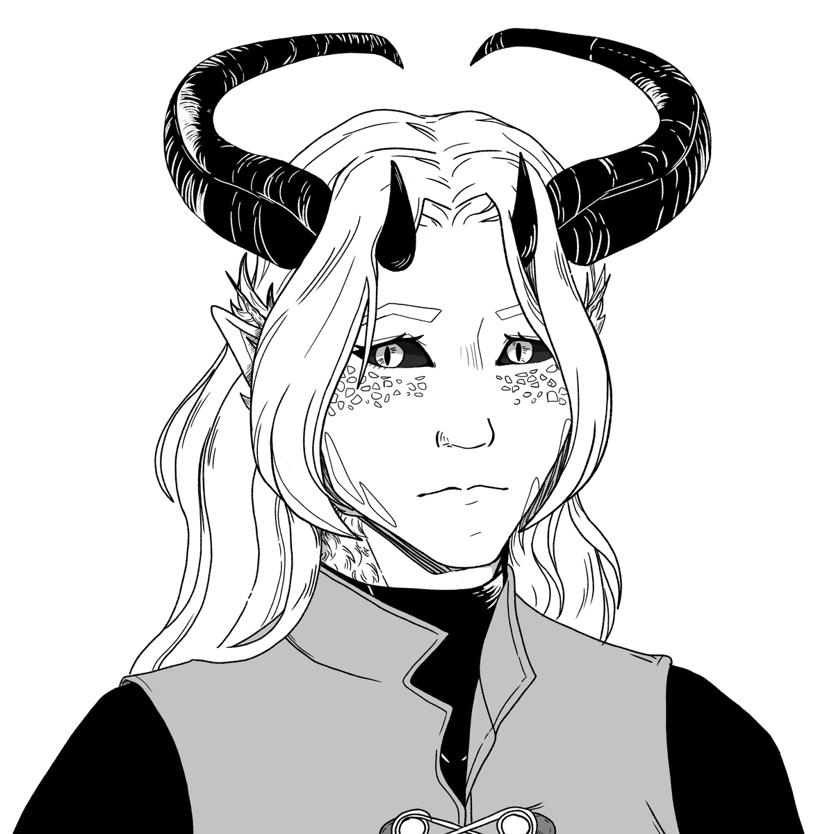 _nirei_'s tweet photo. I forgor to put her here. One of two Alvira portraits I did for a meme with a friend (second one is so shitty i won't even post the whole meme here) https://t.co/L7QoWgj8td