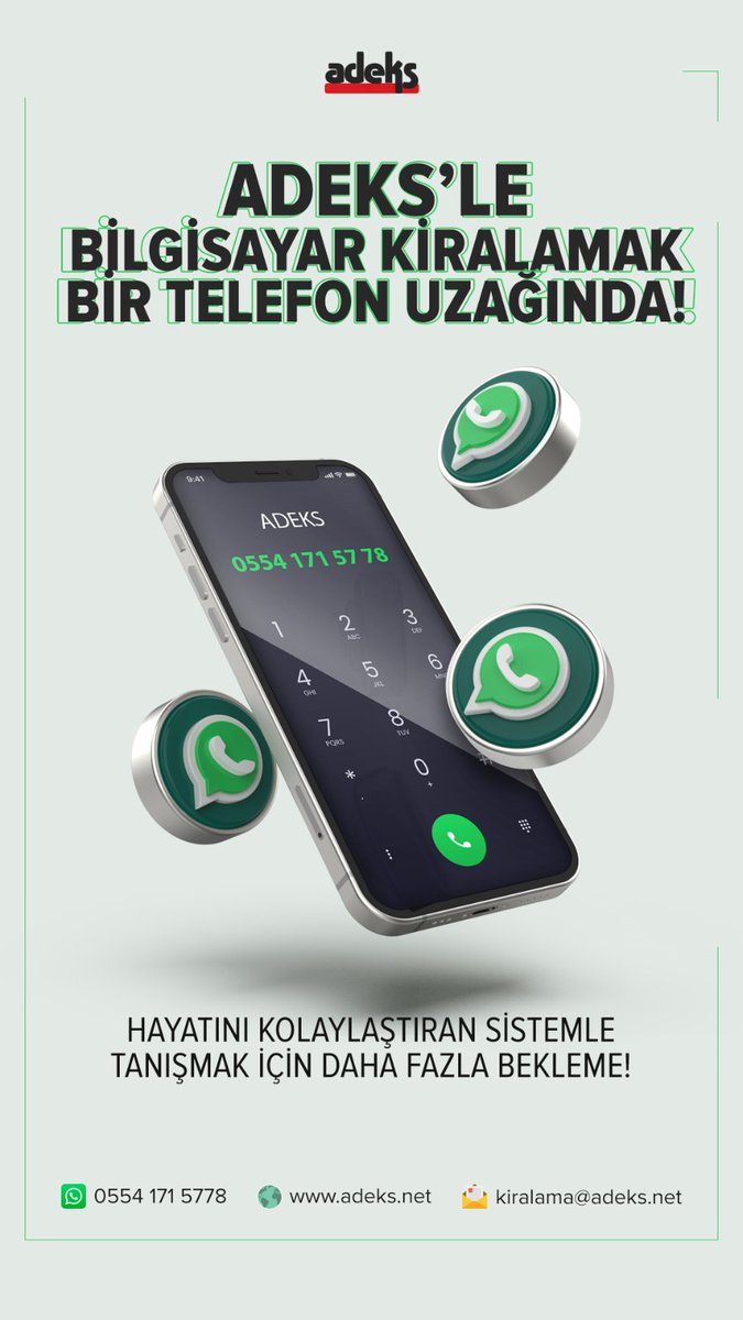 Adeks ile kiralama hizmeti bir telefon uzağında!

#adeks #adekskiralama #gaming #gamingpc #render #renderpc #rendering #streampc #streaming #kirala #kiralama #pckiralama #bilgisayarkiralama #premierepro #postproduction #3d #blender #cinema4d #ps5 #playstation #playstation5