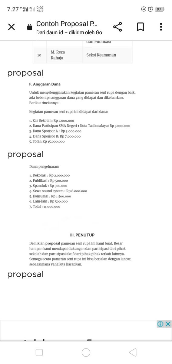 nnojaemy's tweet photo. @convomfs disuruh bikin proposal buat tugas b indo😀 https://t.co/tyA9LvWpqn