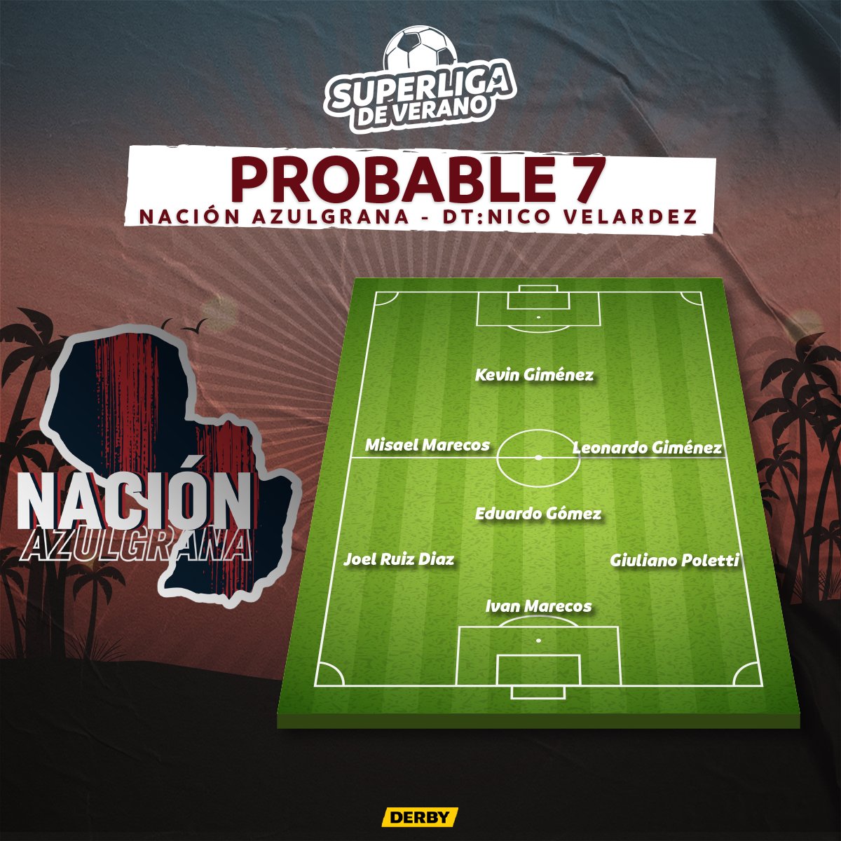 Probable <a href="/Nazulgranatw/">Nación Azulgrana</a> para enfrentar a la Pesada Lambaré en la Superfinal 🔥

#UnaLigaMásGrande 🏖
