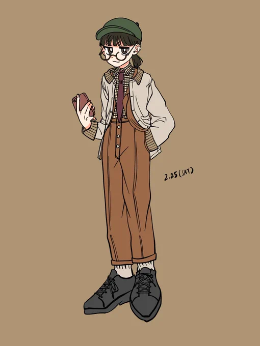 たまには等身絵で描こうかなと今日はちゃんと病院に行ってお薬貰ったのに傘なくしちゃって悲しいてか今日激寒くなかった?死ぬかと思いました 