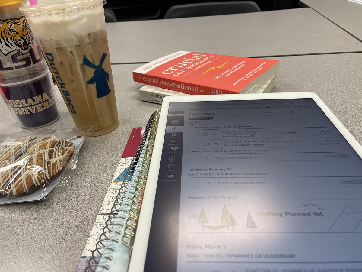 RigsbyConner's tweet image. Thank you @DutchBros for getting me through this last semester. #cohort14 @UMHB_COE #drconnerloading