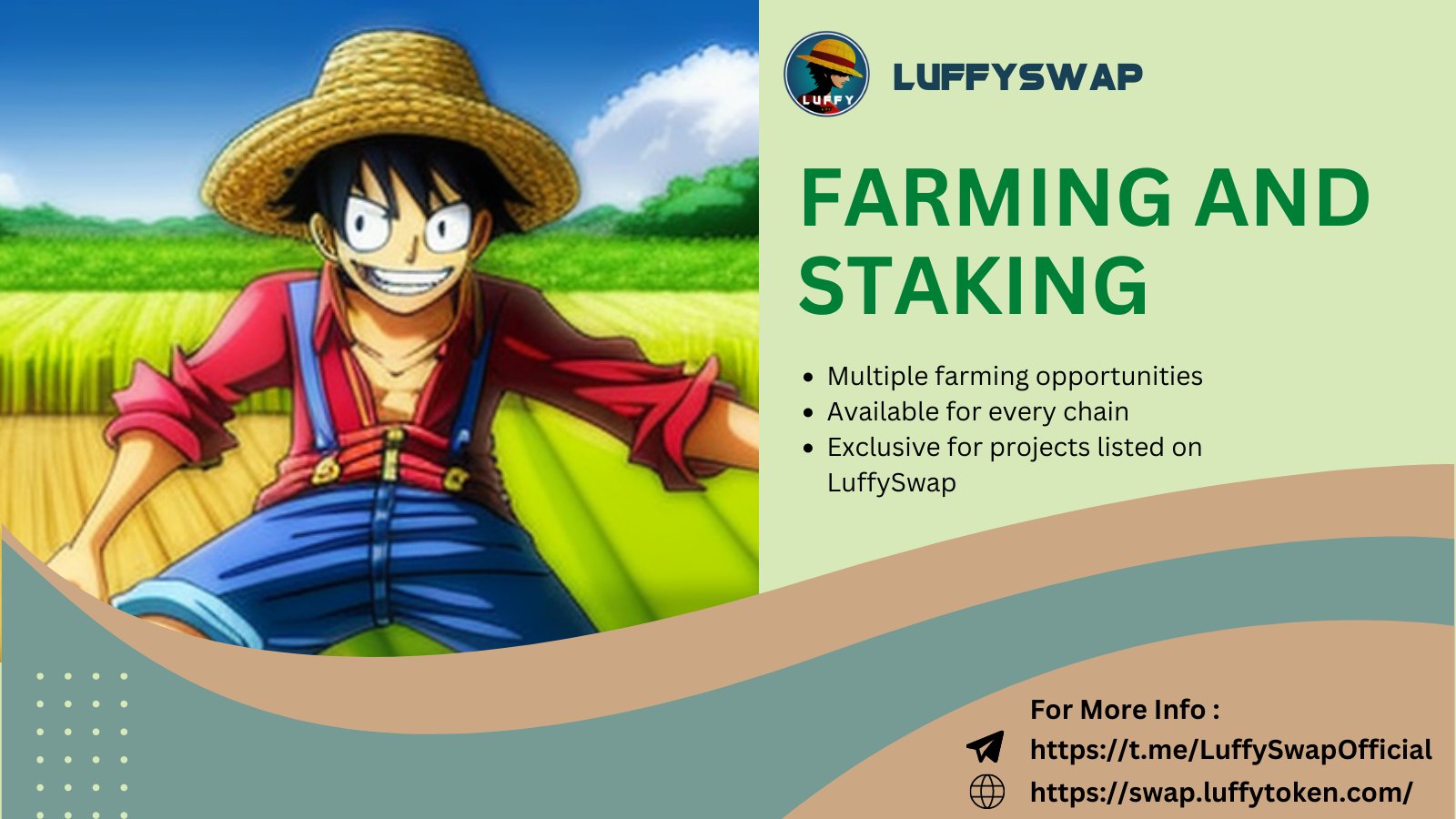 Embrace the Thrill of Anime and Decentralized Finance with Luffy Token ( LUFFY) Memecoin Project