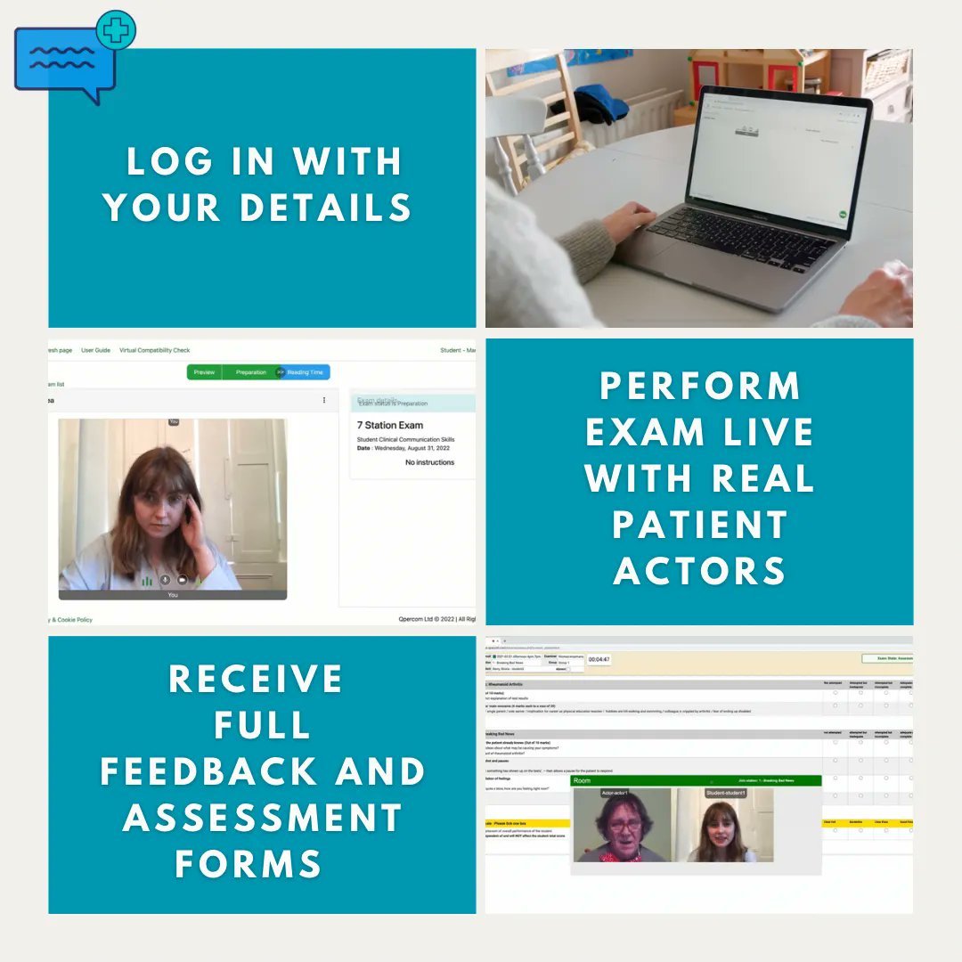 MockOSCE's tweet image. 🌟⚡️WORRIED ABOUT YOUR MEDICAL EXAMS?⚡️🌟 Fear not because we can help you practice medical exams from the comfort of your home. Communicate &amp;amp; collaborate with REAL simulated patients in real time! 
#osces #osceexam #mockosce #plab #plab2 #medicine #medstudent