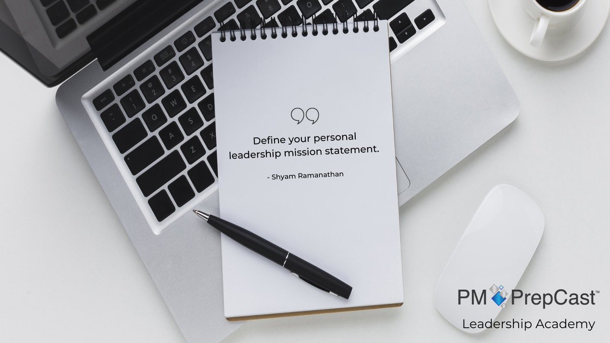 corneliusficht's tweet photo. What's your personal leadership mission statement?
Get more practical leadership tips from Shyam Ramanathan and other prominent leaders in their fields in The PM PrepCast Leadership Academy! https://t.co/xz9JGDM0eI
#leadership #PMPrepCast #projectmanagement #leadershipskills https://t.co/39puNiLeaU