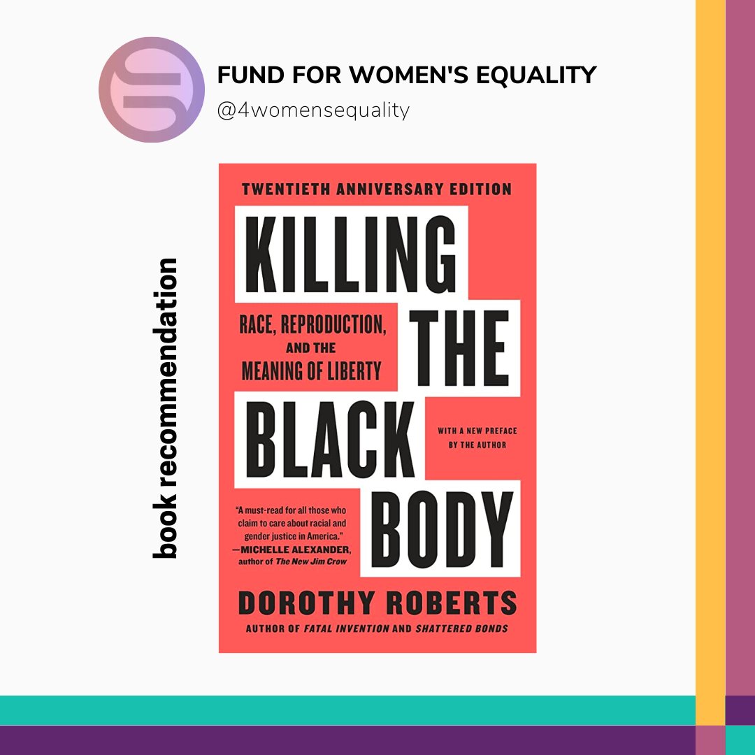 BOOK RECOMMENDATION: In Killing the Black Body: Race, Reproduction, and the Meaning of Liberty, Dorothy Roberts analyzes the reproductive rights of black women in the United States throughout history. 

#killingtheblackbody #dorothyroberts #blackwomen #blackfeminism