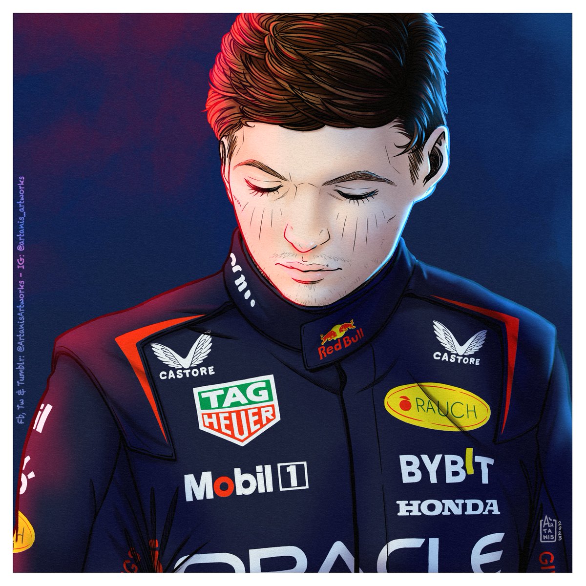 fast_hearts's tweet image. Calm before the storm 🌊
-
My fave driver is back on track and we&apos;re less than a week away from the start of #F12023 season! Aren&apos;t y&apos;all thrilled?
-
PS: I really like the new racesuits, especially the shoulder pads!!!

@Max33Verstappen  @VerstappenCOM  @redbullracing #F1Test #F1