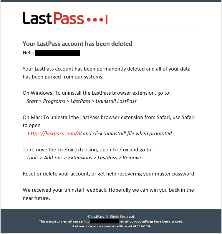Electronhacks's tweet image. Goodbye #LastPass I will actually miss you... the experience was great for a while but you had one job...