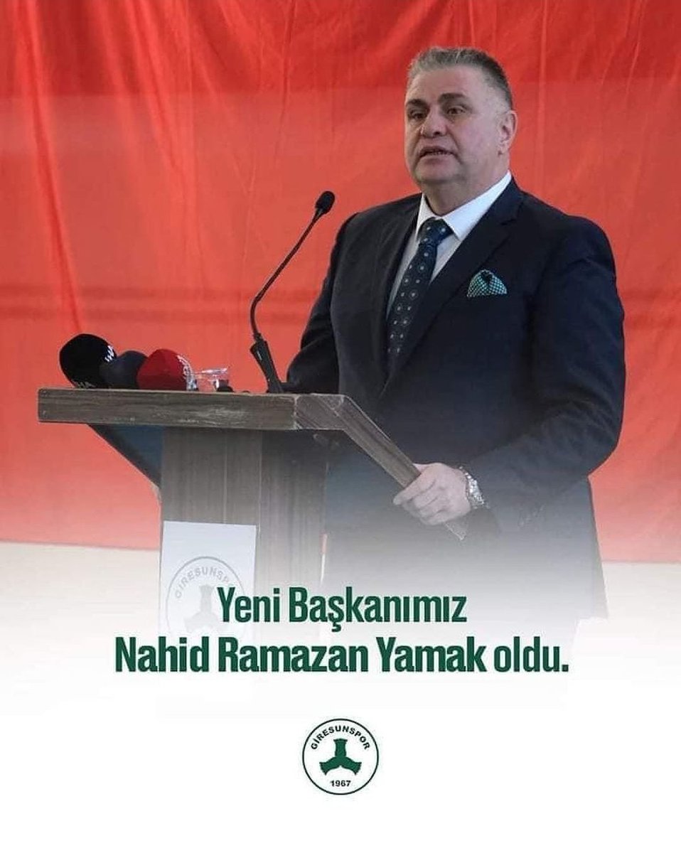 bahgider2834's tweet photo. Bugüne kadar Giresun Spora büyük emek ve destek vererek bugünlere gelmesine vesile olan Başkan Hakan Karaahmet ve yönetime yürekten teşekkür ederiz.  Yeni başkanımız sayın Nahid Ramazan Yamak ve ekibine başarılar dileriz. Giresun' umuz için hayırlı olsun. @Giresunspor #Giresun https://t.co/wXCOnRmzln
