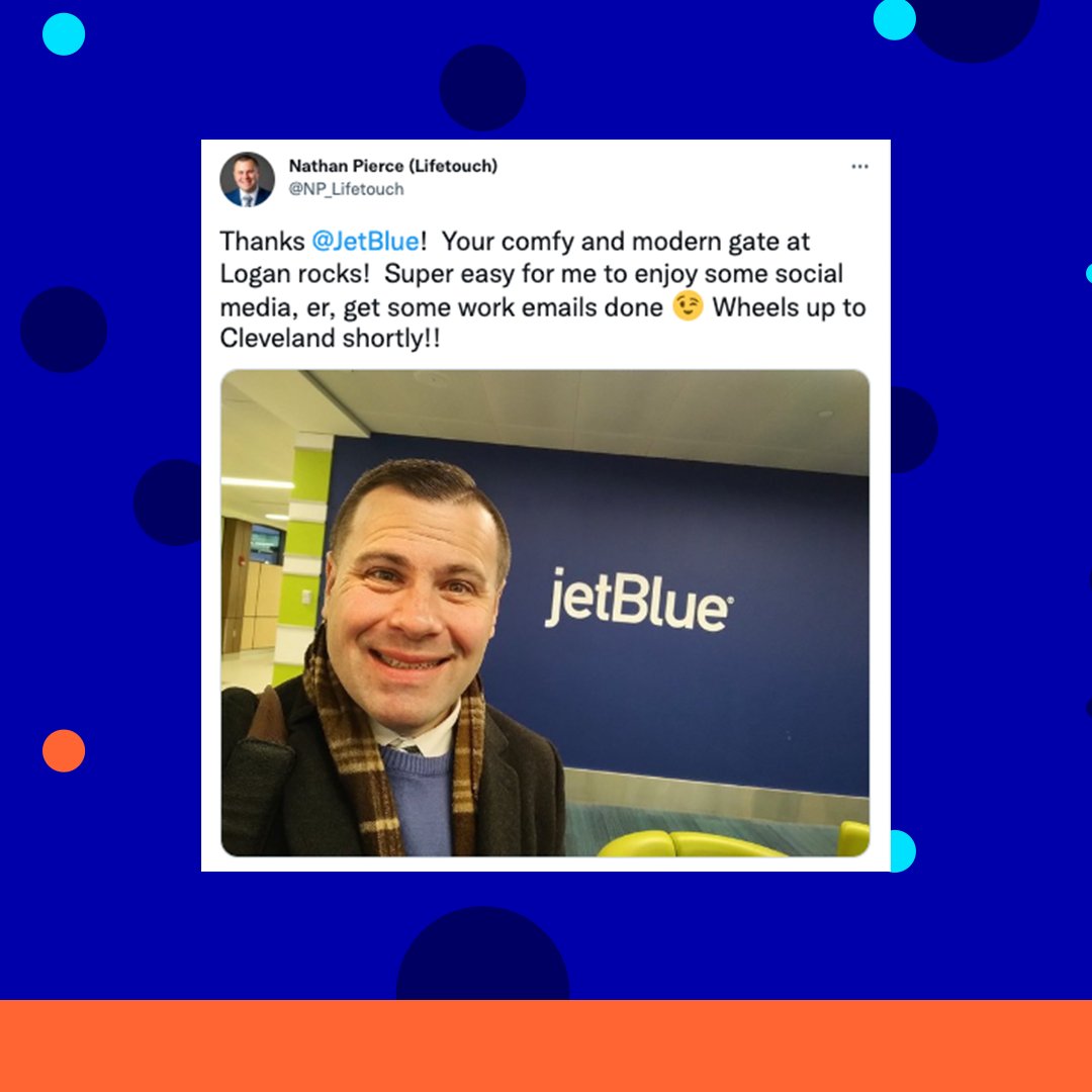 JetBlue tweet media