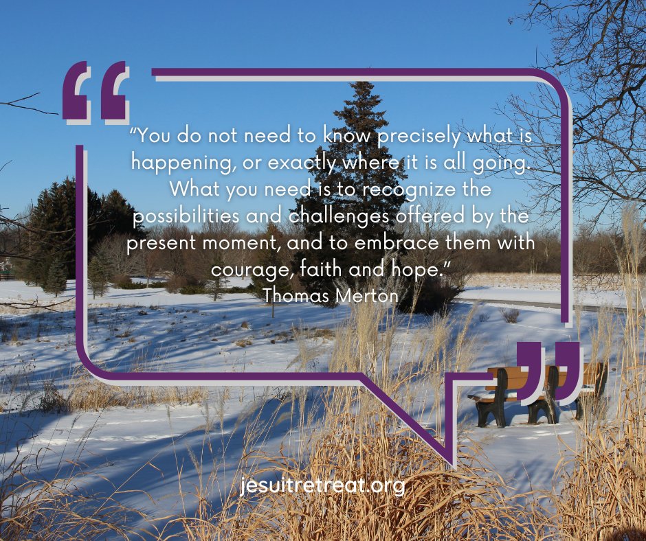 BellarmineJRH's tweet photo. Embrace the present moment while on retreat! https://t.co/0rgx5S1sRx
-
#AMDG #jesuits #jesuitretreat #thomasmerton #bepresent #faithhopelove https://t.co/2grUOLVxnN