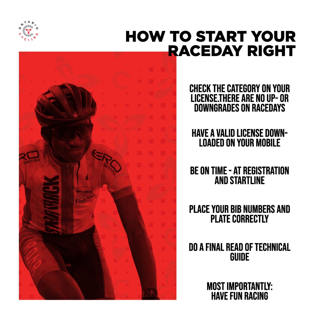 ontariocycling's tweet image. One last time for youth track racing this year? Make sure you give the latest tech guide a read-through and follow the race day prep procedure. See you on the track.
🔖 linktr.ee/ontariocycling
#OntarioCycling #OC #TrackIsBack #YTDS #OCup
