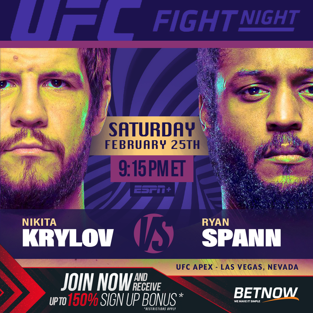 BetNowSports's tweet photo. The UFC Fight Night 220 is all set to get underway in an exciting battle between Nikita Krylov and Ryan Spann.
Picks, predictions & previews ➡️ https://t.co/BLhmR24fE2
#UFC70 #UFC #betnowEU #krylovvsspann #fighting #MMA #MMATwitter #Taekwondo #kickboxing #JiuJitsu #fitness https://t.co/zFSqfmXrZd