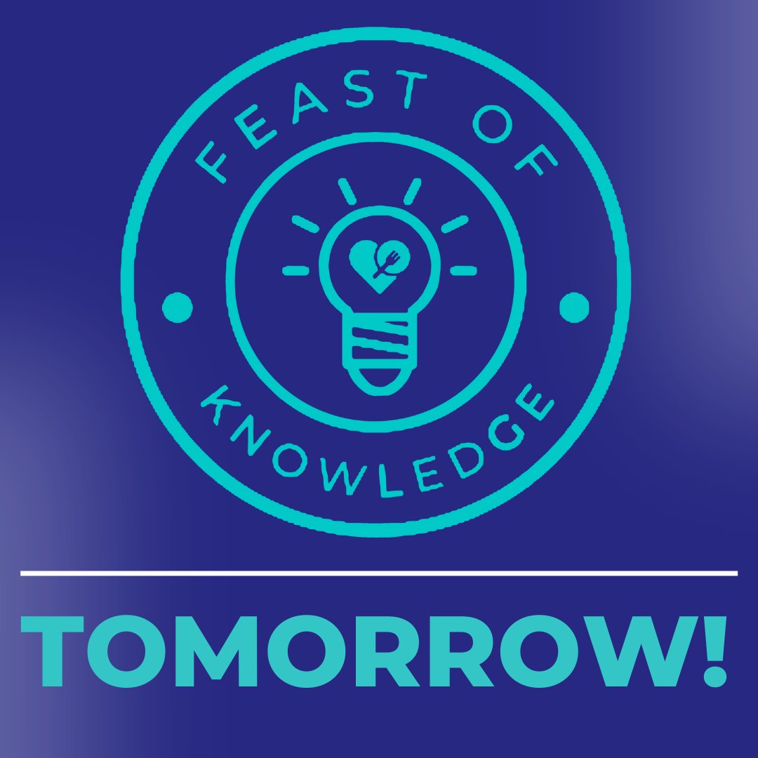 FEAST_ED's tweet photo. #FEASTofKnowledge is TOMORROW! What session are you most looking forward to?
Retweet and let us know! https://t.co/8izbvOHVA7