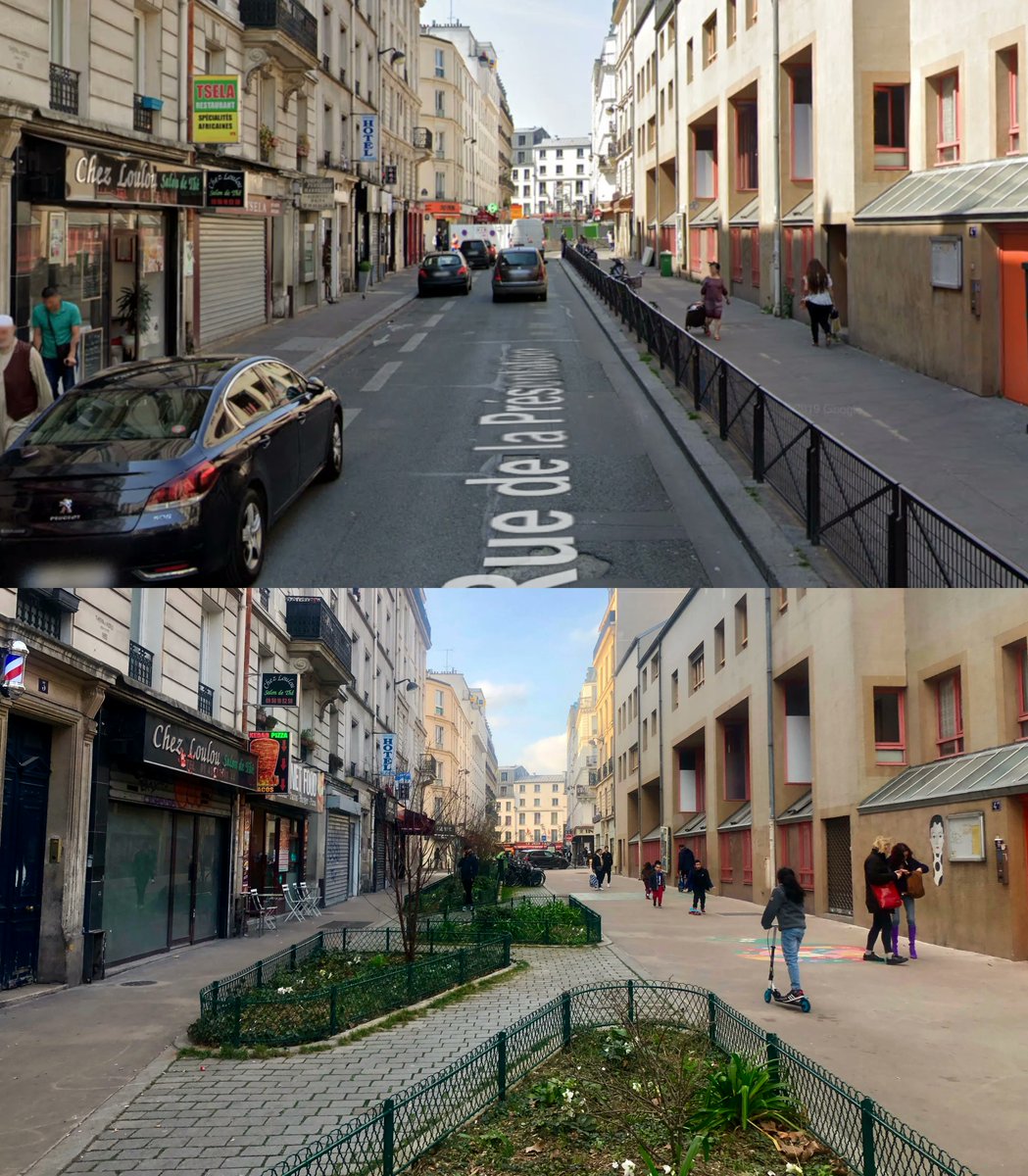 'We can not just make school environments child-friendly. What about the private cars of some neighbours?'

#Paris Mayor <a href="/Anne_Hidalgo/">Anne Hidalgo</a>: "Hold my 🍷"

—Rue de la Présentation 
(📸 by <a href="/EmmanuelSPV/">Emmanuel</a>)