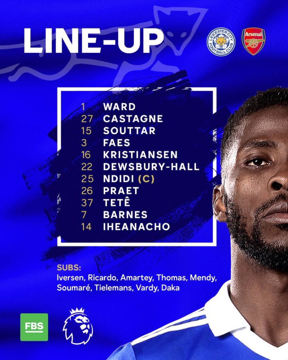 Rory_Talks_Ball's tweet photo. 🚨 Team News!

🇧🇷 Martinelli in for Nketiah, likely Trossard through the middle but the pair will be interchangeable on the left

👏 Business as usual otherwise for Arsenal 

👀 Maddison OUT of the Leicester squad

#LEIARS https://t.co/WYondbyLPw