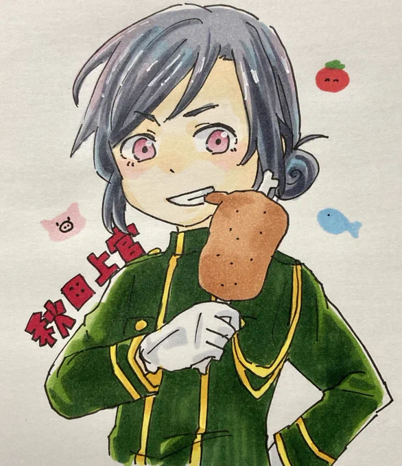 #青春鉄道五十音順に描いたらりんかい線で画力上がってる説komachi上官お団子をいつも低い位置に描いてしまう 