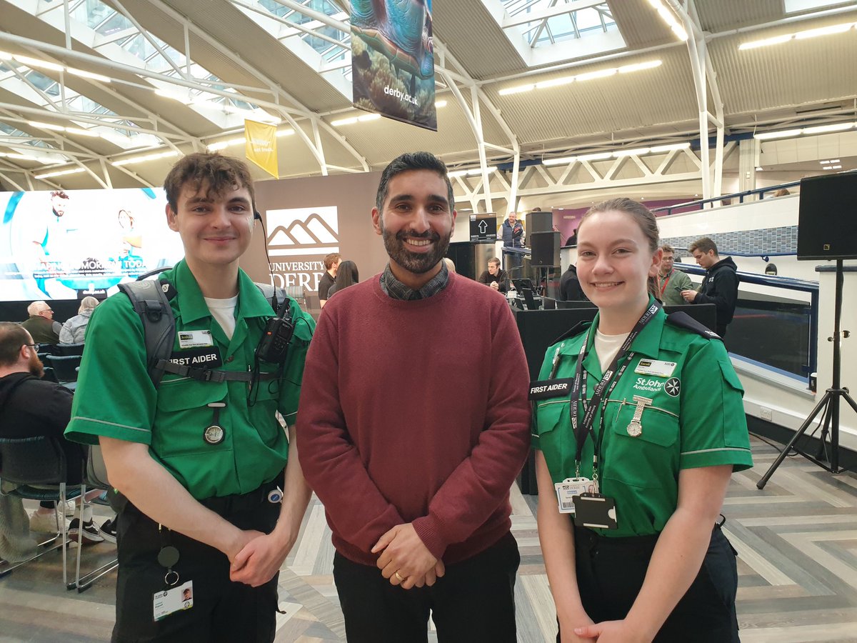 Had an amazing duty at the University of Derby, with the opportunity to talk to Baasit Siddiqui!