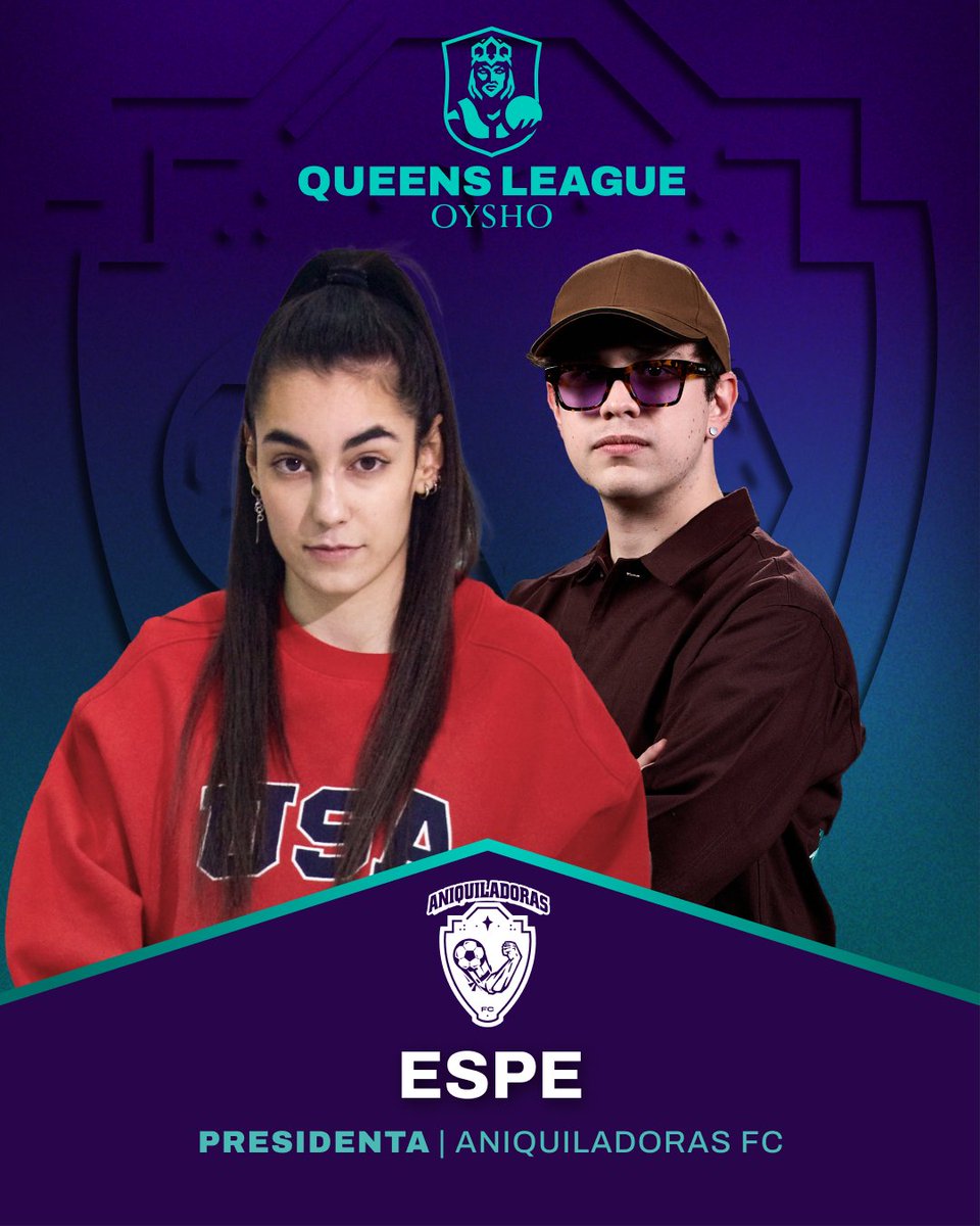 QueensLeaguee's tweet photo. 💪 Las Aniquiladoras estarán en la #QueensLeague bajo el liderazgo de @espesfc. https://t.co/NtWESkJAKm