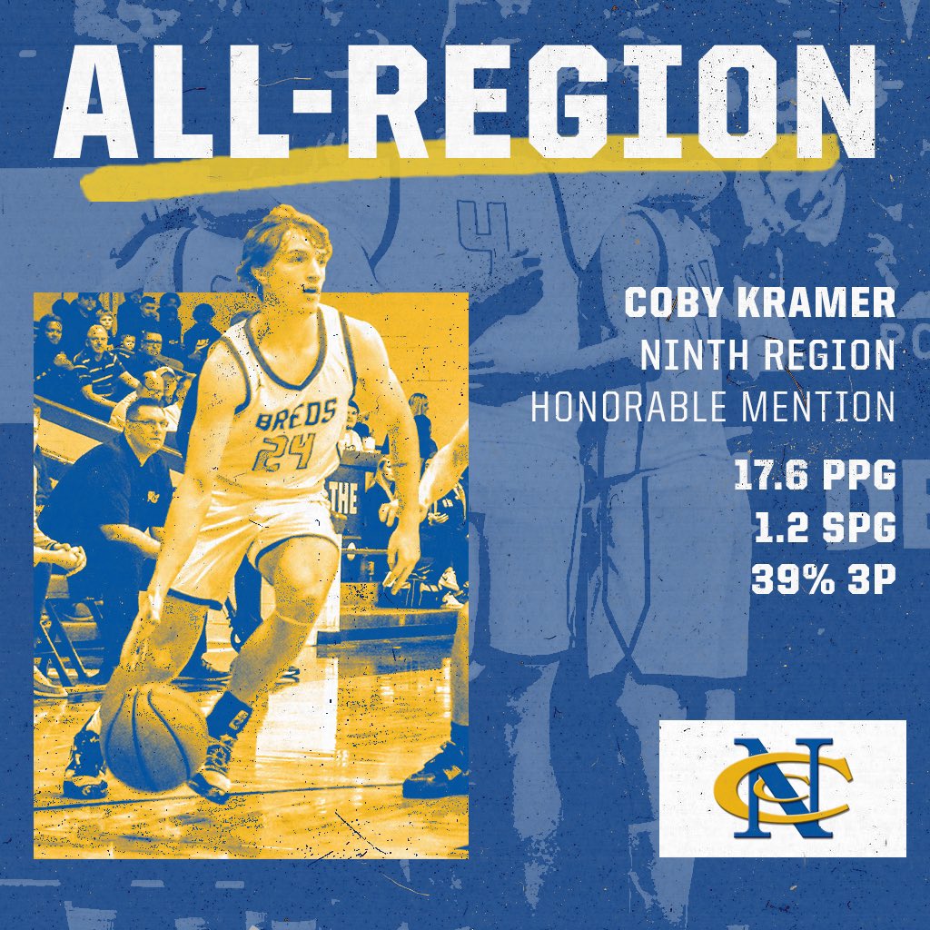 Congrats to Jase Iles, Coby Kramer, and Ian Mann for being named All-Region honorable mentions!