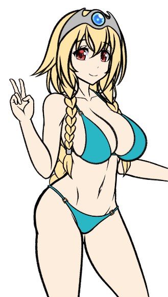 her name is Altina
her armored ver. still unfinished🤔🤔🤔 