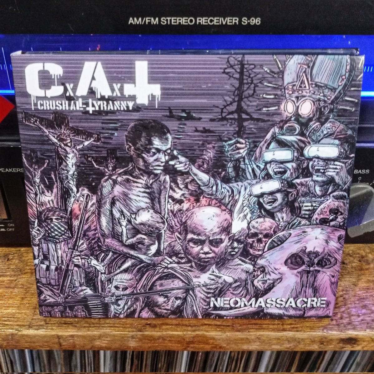 RogerioRocker's tweet photo. Crush All Tyranny - Neomassacre #cd #vertigemdiscos #kyrioscdsolution #cdpost #cdcollector #cdcollection #discoécultura #discocollection #compactdisc #digitalaudio #gradiente #s96 #philco #ph180 #poeiramaldita https://t.co/y0b1vrHY64