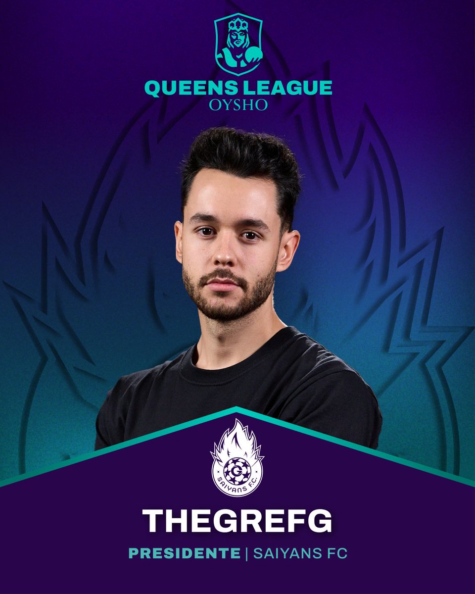 QueensLeaguee's tweet photo. @TheGrefg liderará a las @Saiyans_FC_ en la Queens League Oysho ☄ https://t.co/OXTsu2PopV