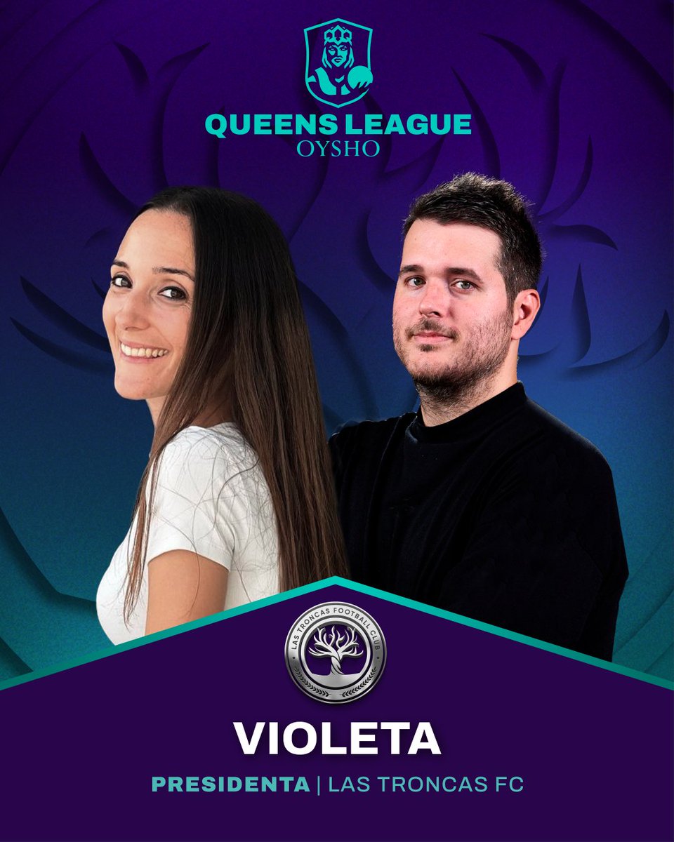 QueensLeaguee's tweet photo. Las Troncas llegan a la Queens League Oysho de la mano de @soyvioletag 🪵 https://t.co/k0FFuALdCI