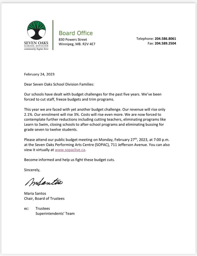 A depressing reality at this time of year is seeing school divisions and communities consider what cuts to make to programming and staffing in order to stretch their budget.
It is worth asking who will be most impacted by these types of cuts?
