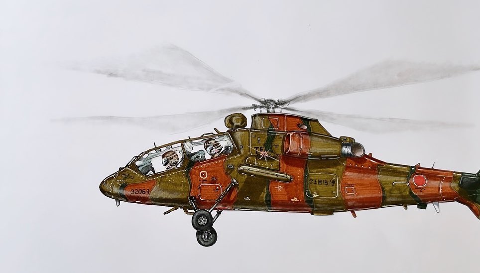 aerodrawing's tweet photo. Buenas tardes! 
#sabado 

Llego a la ultimo #findesemana de #febrero , con esta nueva ilustración de este #kawasakioh1 en pleno vuelo, dibujado en una lámina A3 https://t.co/I0RvyAqjEU