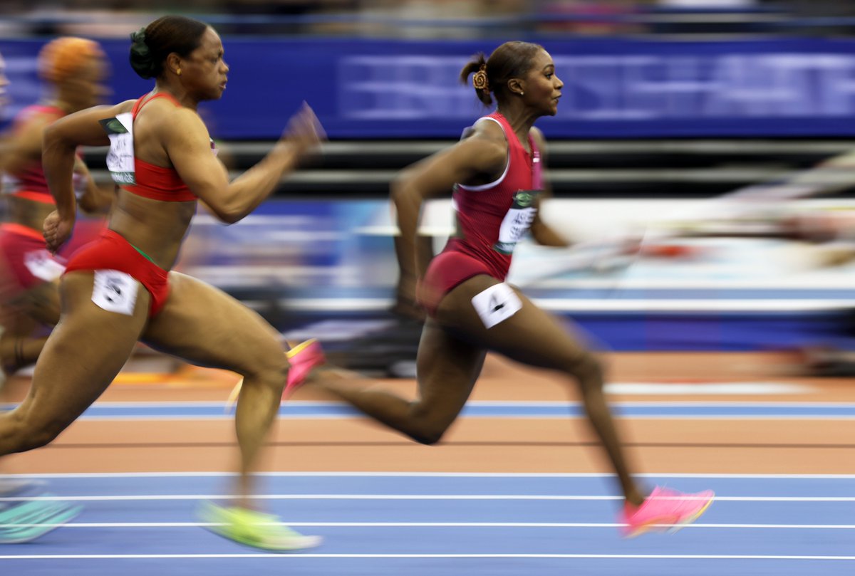 British record in the heats for <a href="/dinaashersmith/">Dina Asher-Smith</a> 💅

As you do.

Hit that 🔴 now for #WorldIndoorTour action!