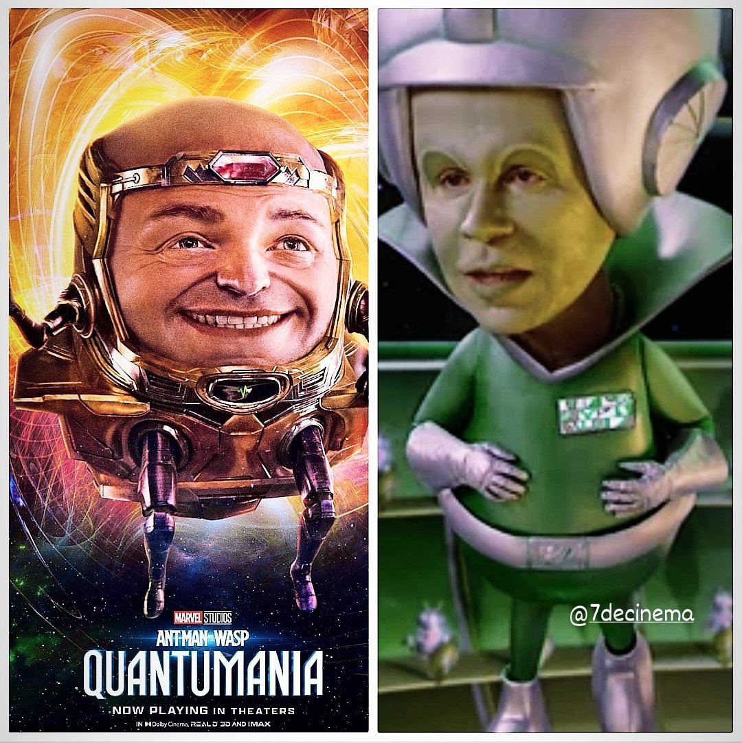 7deCinema's tweet photo. A vibe é a mesma. 

#AntManAndTheWaspQuantumania #HomemFormiga #MODOK #Flintstones https://t.co/uRC7vchRnC