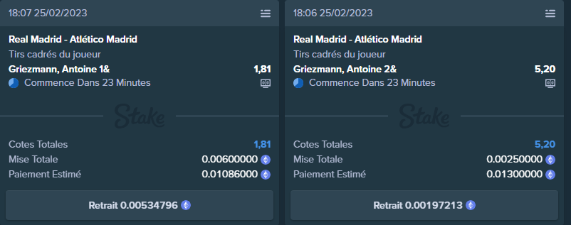 SoccerLiveFR's tweet photo. La Liga nous à réussit à 14h on continue à partir de 18h30

⚽️📺🇪🇸 Real Madrid🆚 Atlético :

📍#Griezmann &amp; Carrasco  1 &amp; 2 tirs cadrés

#TeamParieur #LaLiga #RMAATM  #RealMadridAtleti  #Stake #Benzema #Vinicius

Toujours le suivi disponible ici : https://t.co/Y6e4Zg5hhD https://t.co/EYik3RxZuN