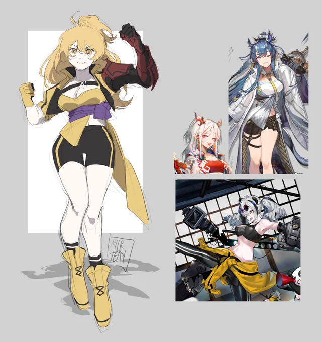 And for references I u-.Who am I kidding it's all fukin arknights 