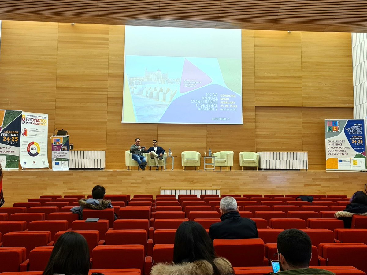 I'm very pleased and glad to have had the chance of coming back to #Europe 🇪🇺 for attending the <a href="/MarieCurie_Alum/">Marie Curie Alumni Association (MCAA)</a> Annual Conference &amp; General Assembly 2023 at <a href="/PCongresosCord/">Palacio de Congresos de Córdoba</a> in #Cordoba 🇪🇸 representing #MCAA Andean-Caribbean Chapter and <a href="/RUNINProject/">RUNIN</a>. Thank you all! #MCAAConf2023