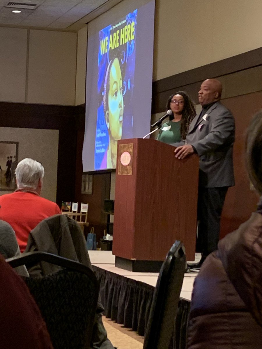 “You can never outgrow a picture book.” Wisdom and inspiration from Bryan Collier and Tami Charles thanks to <a href="/AndersonsBkshp/">Anderson's Bookshops</a> and <a href="/VVSD365U/">Valley View Schools</a> #ABCLB