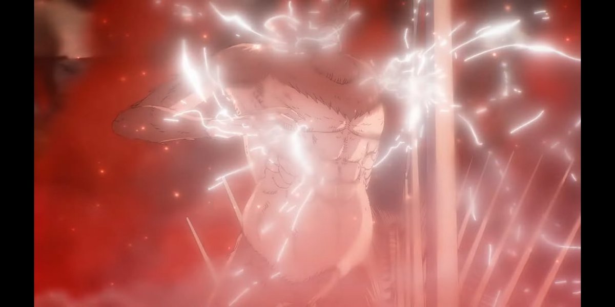 akakak24960134's tweet photo. The Beast Titan scene frame by frame #1 https://t.co/wBVtu6CWRr