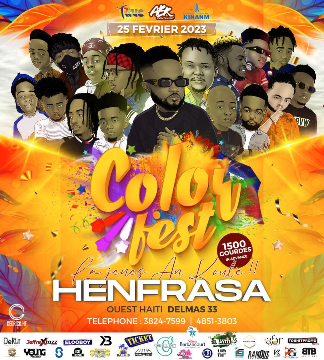 PromoAma's tweet photo. COLOR FEST

Sèlman konnen nèg papi dok yo ap nan zòn nan zafè yon nèg kal kite madanm li aladriv https://t.co/uNzdIkaWSb
