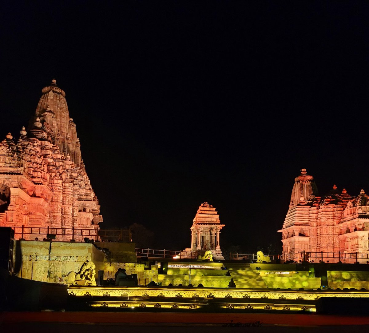 The stage is all set...

#KhajurahoDanceFestival